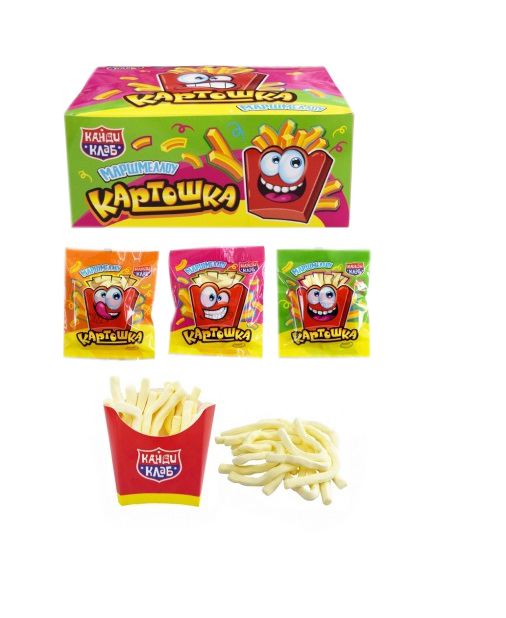 Зефир "КАРТОШКА канди клаб" 10гр *30шт