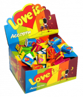 Жевательная резинка LOVE IS ассорти  4,2гр*100 шт