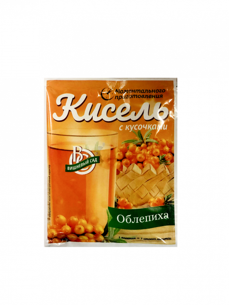 Кисель Вишн.сад Облепиха с кусоч.б/п 30г*40