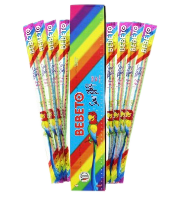 Мармелад жевательный BEBETO SOUR BLAST ( ремешок) линейка со вкусом тутти-фрути 15гр*48шт