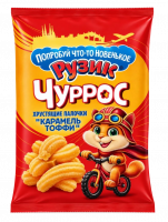 КУКУРУЗНЫЕ ПАЛОЧКИ Фигурные со вкусом карамели тоффи 90гр*20шт
