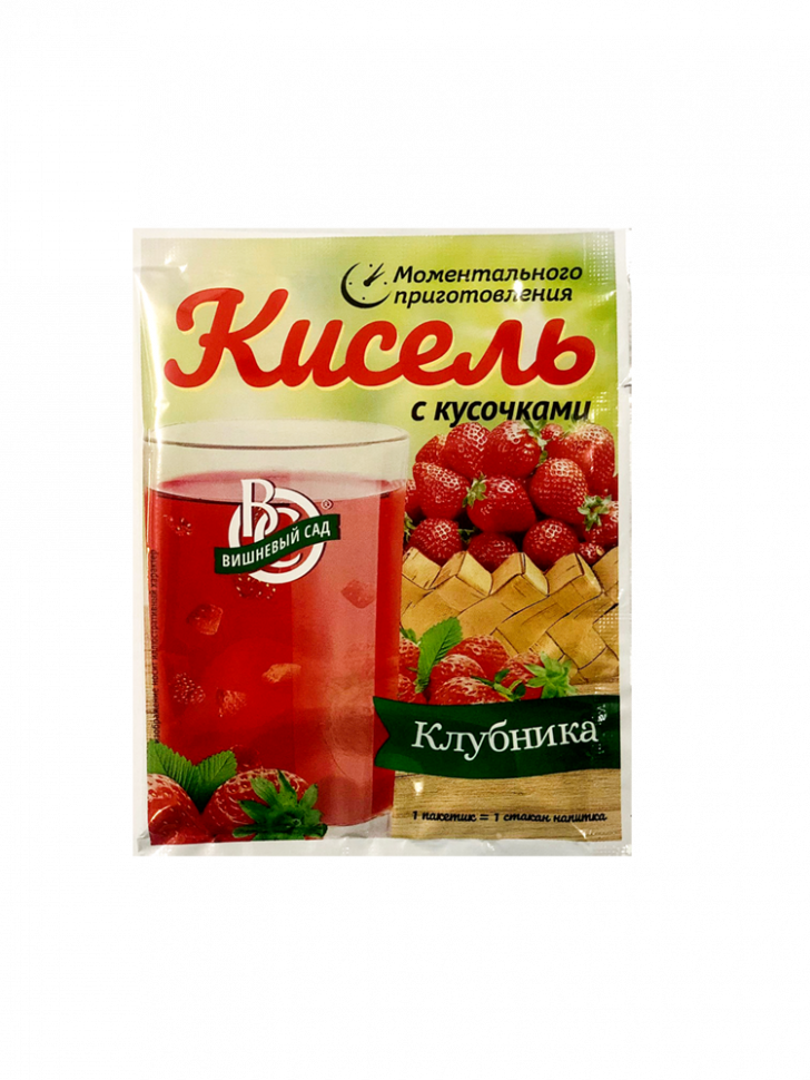 Кисель Вишн.сад Клубника с кусоч.б/п 30г*40