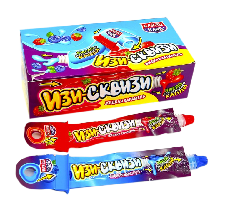 Жидкая карамель Изи-Сквизи ассорти 20гр*30шт