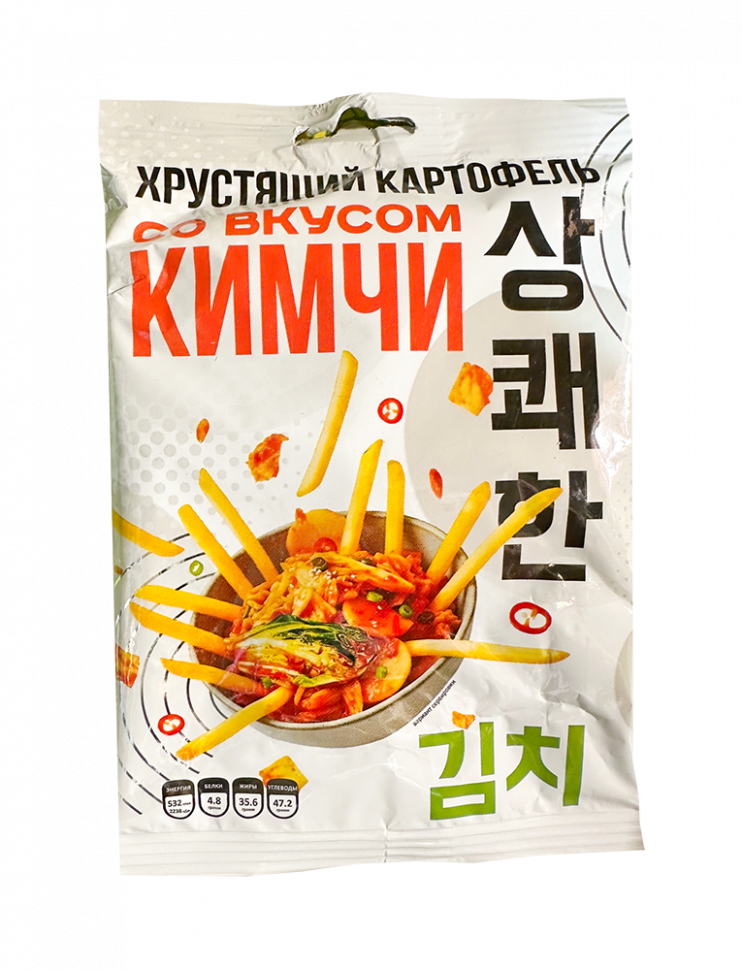Картофель хрустящий  Кимчи  40гр*10 шт