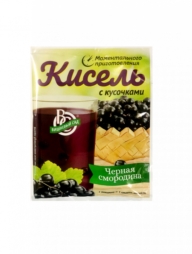 Кисель Вишн.сад Черная смородина с кусоч.б/п 30г*40