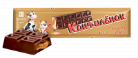 Плитка Темного Шоколада КОНФИЛЕНОК СО ВКУСОМ КРЕМ-БРЮЛЕ  50гр*32шт (Волгоград) Конфил