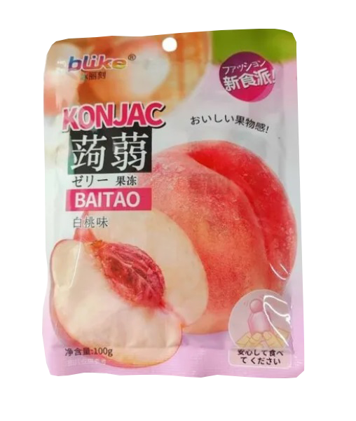 Желейный десерт KONJAC со вкусом персика 100гр*20шт Китай