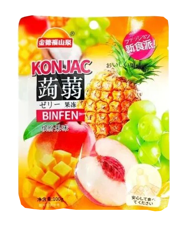Желейный десерт KONJAC со вкусом мультифрукта 100гр*20шт Китай