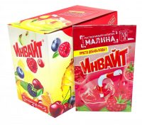 Напиток растворимый ИНВАЙТ Малина 12гр*24 шт
