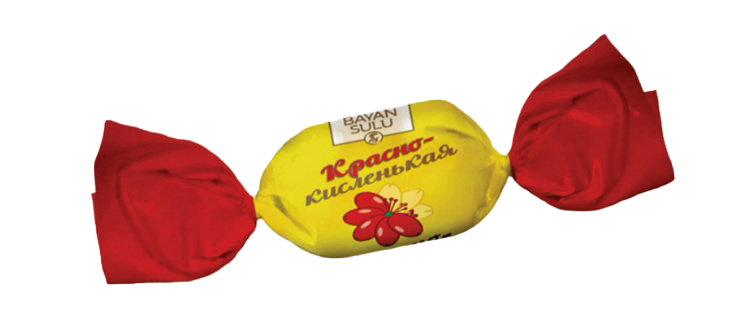 Карамель BS Вкус Красно-Кисленькая барбарис 1кг*7шт Баян Сулу Костанай