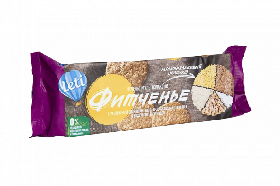 Печенье "Фитченье" мультизлаковое 150г х 9шт ГМ