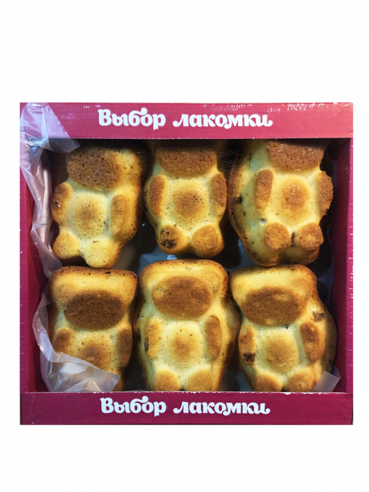 Кекс МЕДВЕШКА с ИЗЮМОМ  (миниТВ) 360гр ВЛ г.Челябинск