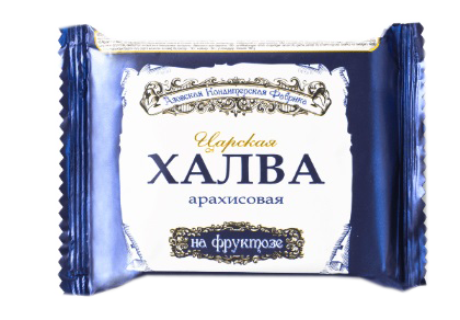 Халва Царская арахис. на фруктозе фас. 180гр*20шт (Азовская КФ) Азов