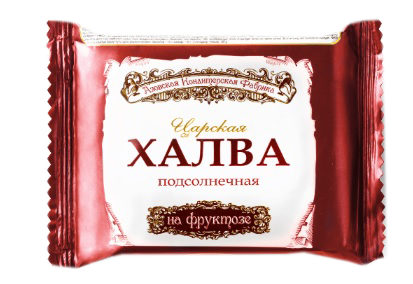 Халва Царская подсолн. на фруктозе фас. 180гр*20шт (Азовская КФ) Азов
