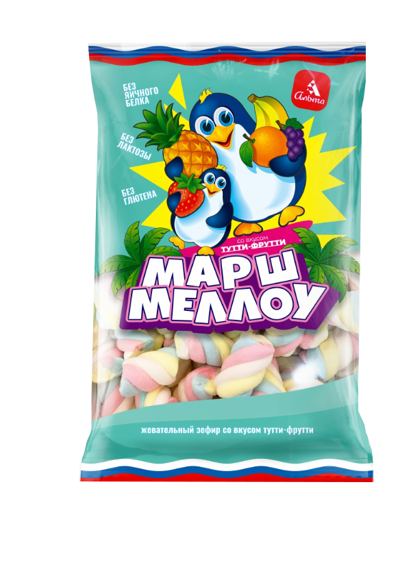 Маршмеллоу "Тутти-фрутти" 500гр*4 шт