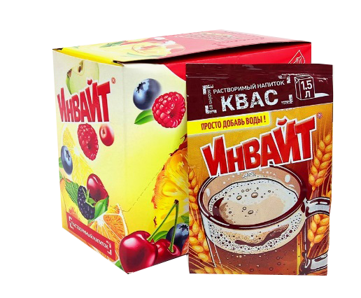 Напиток растворимый ИНВАЙТ КВАС 12гр*24 шт