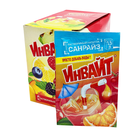 Напиток растворимый ИНВАЙТ САНРАЙЗ 12гр*24 шт