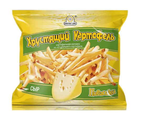 Картофель хрустящий "Пивасики" со вкусом сыр  40гр*10 шт