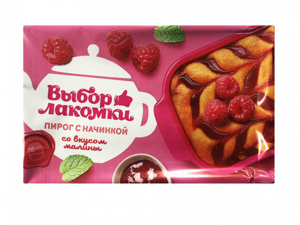 Кекс ПИРОГ С МАЛИНОВОЙ НАЧИНКОЙ 330гр*9шт ВЛ г.Челябинск