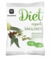 Карамель DIET БЕЗ САХАРА Эвкалипт фас. 50гр*30шт (Малвик) Москва