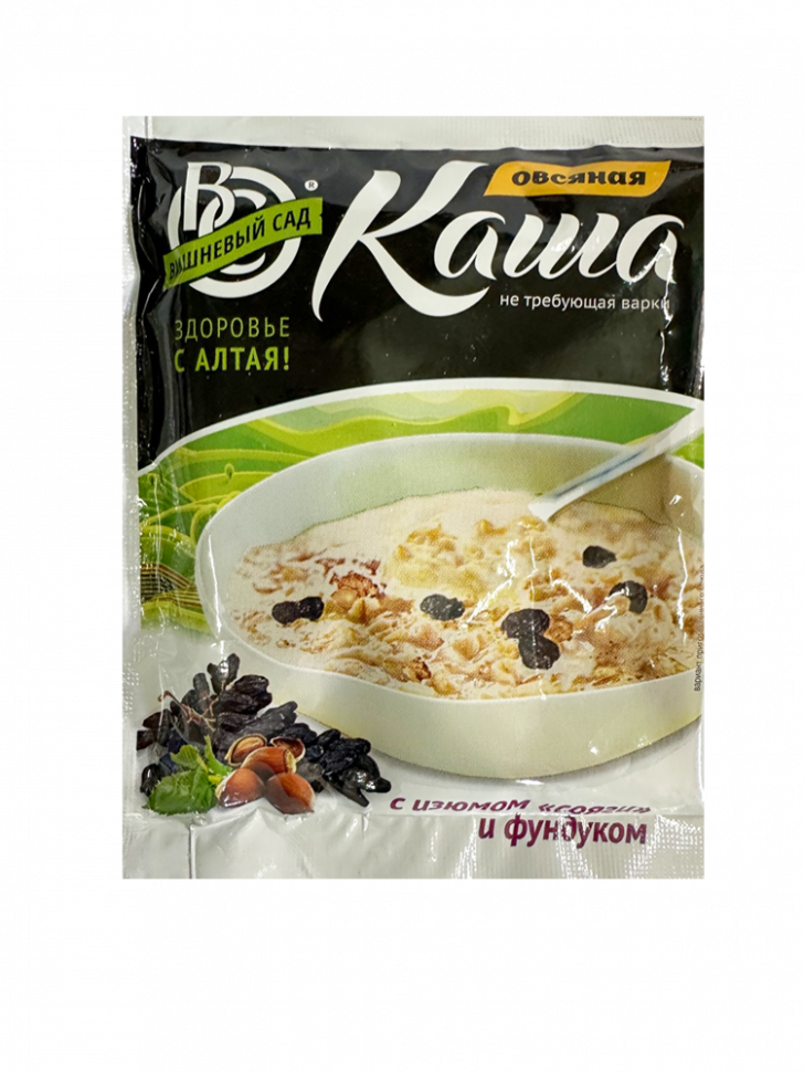 Каша овс.не тр.варки Изюм+орех 40г*25шт