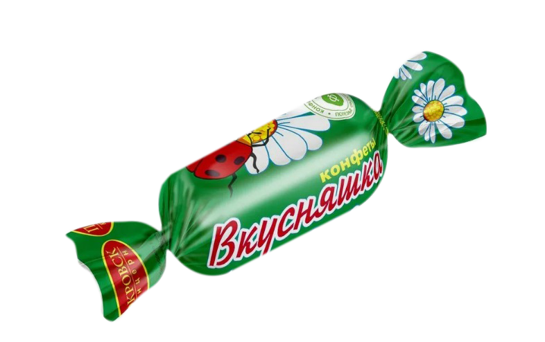 Конфеты глазированные ВКУСНЯШКА СО СТЕВИЕЙ 185гр*10шт (Энгельс) Покровск