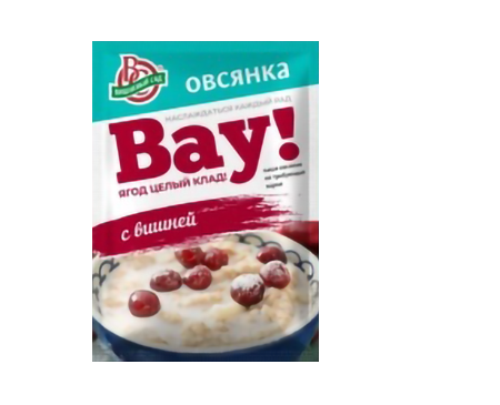 Каша овс.не тр.варки ВАУ Вишня сибирская 40г*25шт
