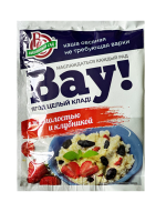 Каша овс.не тр.варки ВАУ Жимолость+ клубника 40г*25шт
