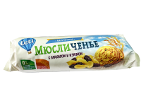Печенье зерновые печеные мюсли "Мюсличенье" с арахисом и изюмом 220г х 14 шт ГМ