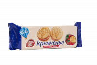 Печенье сахарное "Кремченье" Земляника 150г.*9шт ГМ