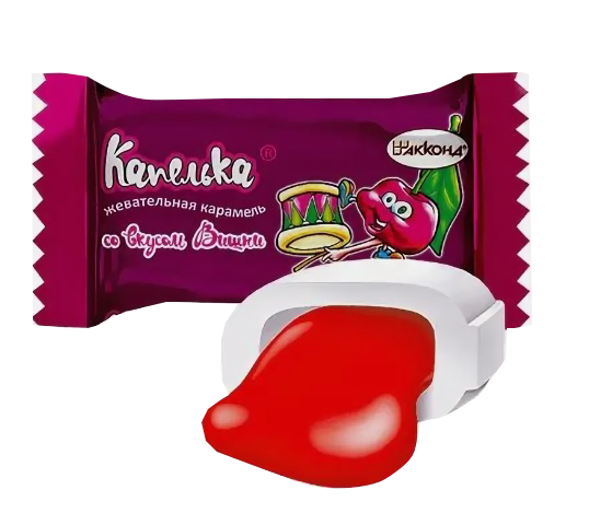 Конфеты жевательные Капелька МИКС (вишня,сочная капелька) 1*5шт Акконд г.Чебоксары
