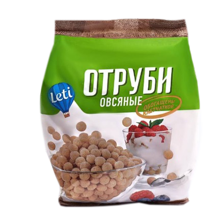 Отруби овсяные экструдированные 100гр*12шт ГМ