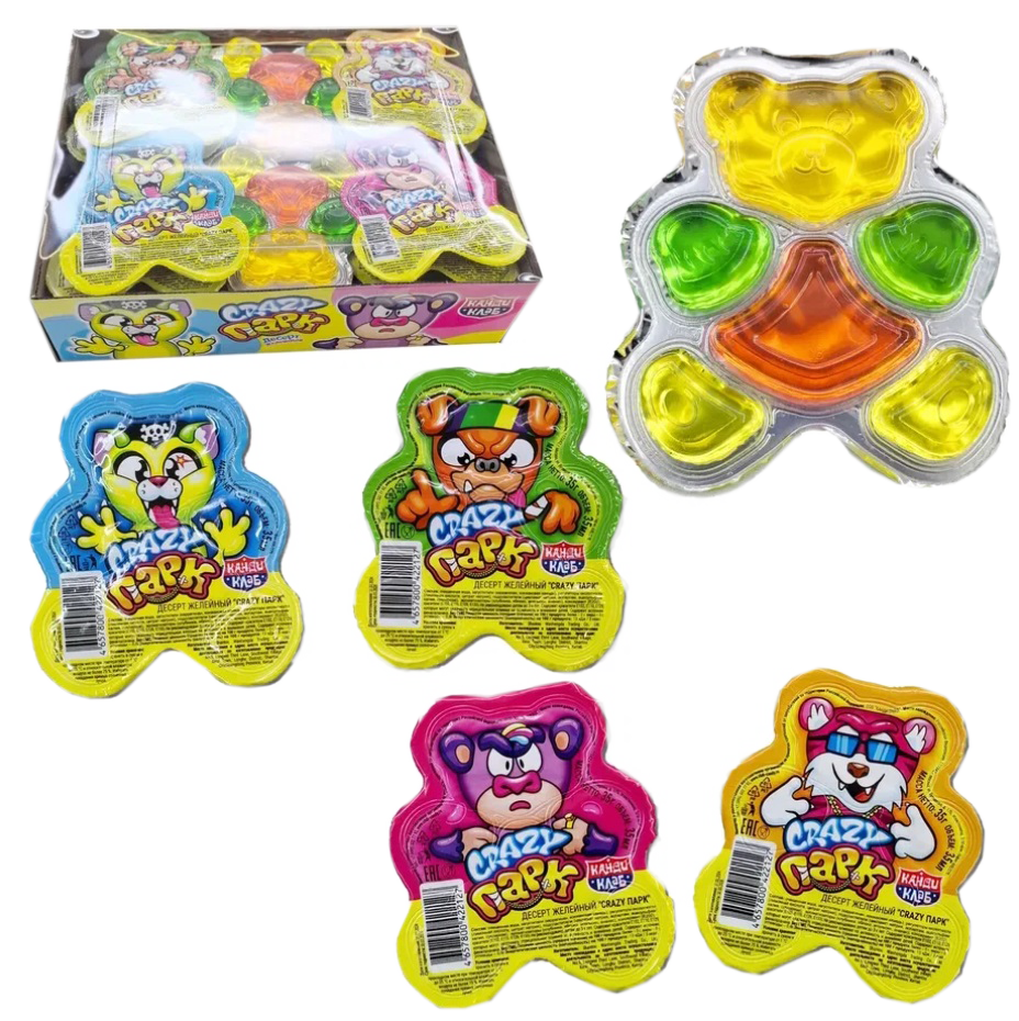 Желейный десерт  Crazy Парк 12*30шт.* 35 мл