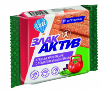 Хлебцы хрустящие ЗлакАктив с томатом и базиликом 60гр*22шт ГМ