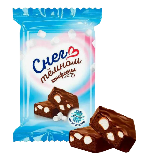 Конфеты Снег в темном 0,5кг*8(Сладуница) г.Омск