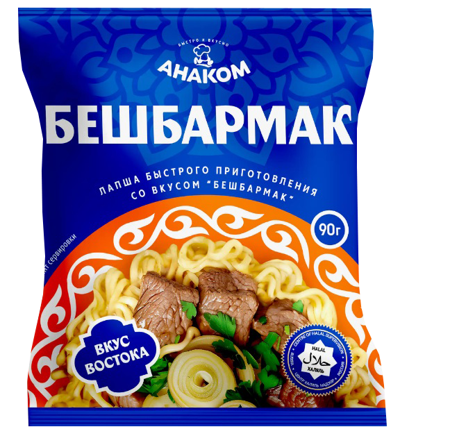 Лапша ВОСТОК БЕШБАРМАК 90гр х 40шт (Владимирская обл)