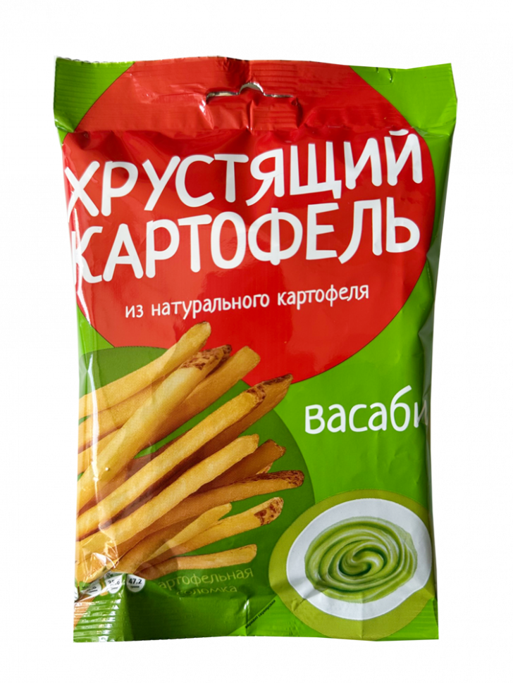 Картофель хрустящий  васаби  40гр*10 шт
