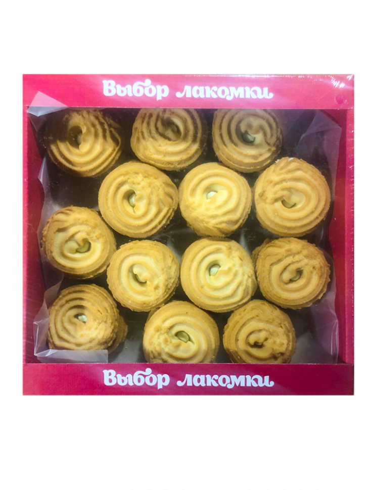 Печенье песочное Колечко со слив.вкусом 300 гр (мини ТВ) ВЛ г.Челябинск