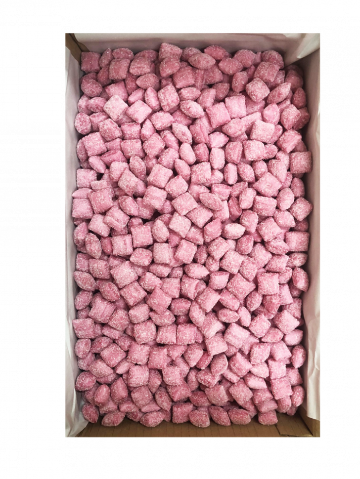 Конфеты карамель подушечки желейн. вкус барбар.йогурт 5кг*1 Тамбов