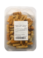 Сухарики "ГРЫЗЛИ" белые со вкусом сало с горчицей 100гр*25шт г.Томск