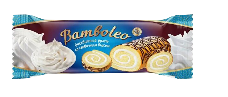 Рулет BAMBOLEO слив. 145г*1шт*18 (Невский кондитер) С-Петербург