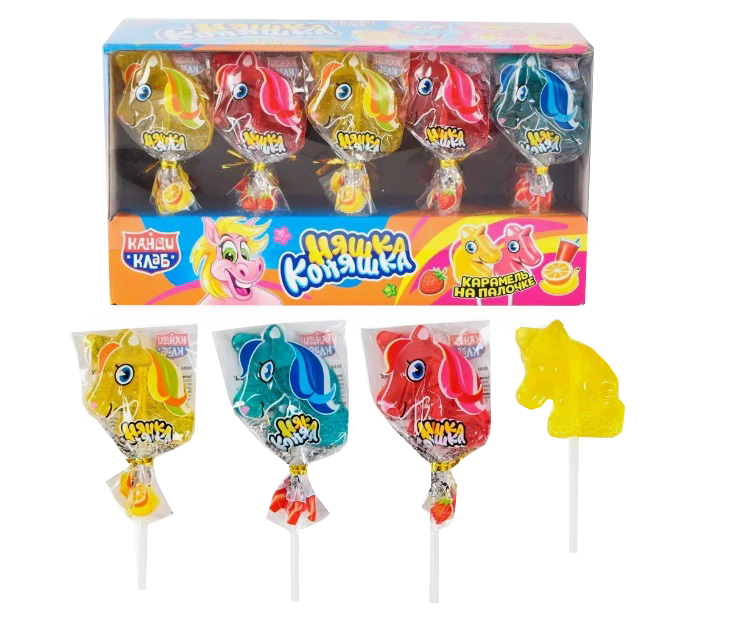 Карамель леденцовая "Няшка Коняшка"  15 гр*30шт