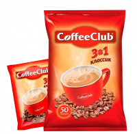 Кофе 3 в1 "CoffeeClub" классик 18гр*50шт*20