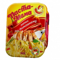 ЛБП ПАСТА МАМА контейнер СО ВКУСОМ ОСТРОЙ КУРИЦЫ по домашнему 90гр х 24шт (Казахстан)