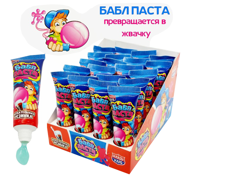 Жевательная резинка Бабл Паста кола 20гр*24шт