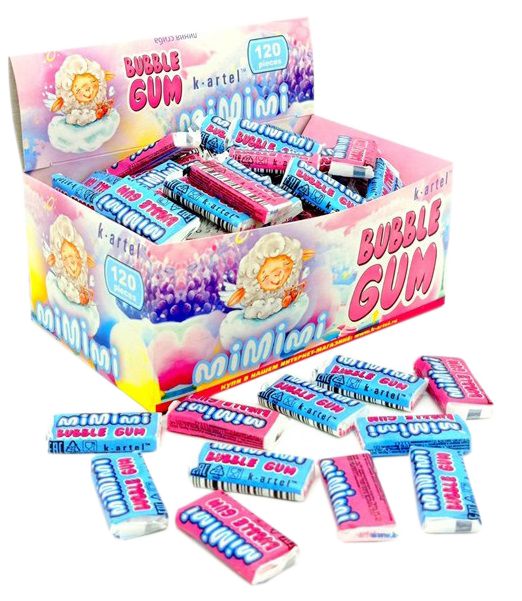 Жевательная резинка КАРТЕЛЬ miMimi 1гр* 120 шт