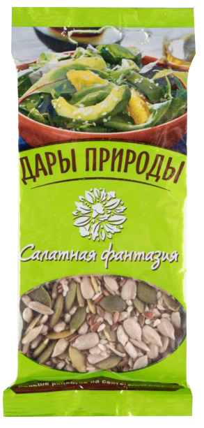СМЕСЬ САЛАТНАЯ С КУНЖУТОМ ДАРЫ ПРИРОДЫ фас. 50г х 30шт МОК (Москва)