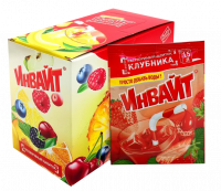 Напиток растворимый ИНВАЙТ КЛУБНИКА 12гр*24 шт